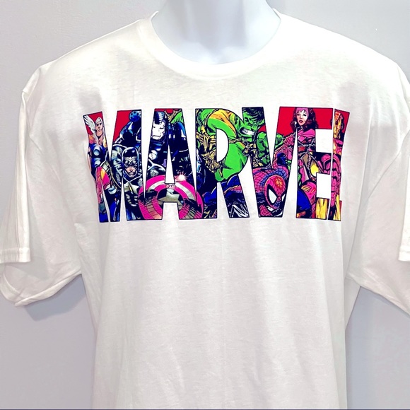 Marvel Other - White Marvel Crew Neck T-shirts